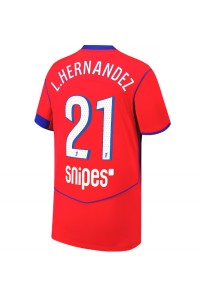 Paris Saint-Germain Lucas Hernandez #21 Voetbaltruitje 3e tenue 2025-26 Korte Mouw
